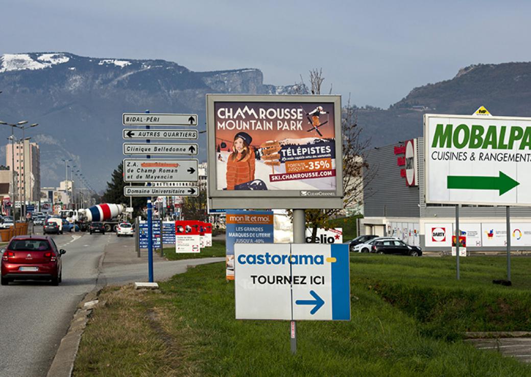 panneaux publicitaires entrée des villes