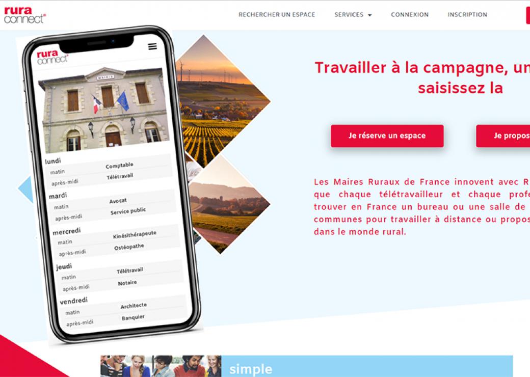 L'AMRF a lancé fin août 2019 à RuralTic la plateforme RuraConnect.