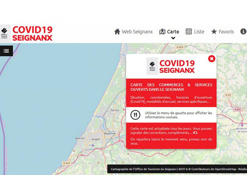 Cartographie en appui Covid-19