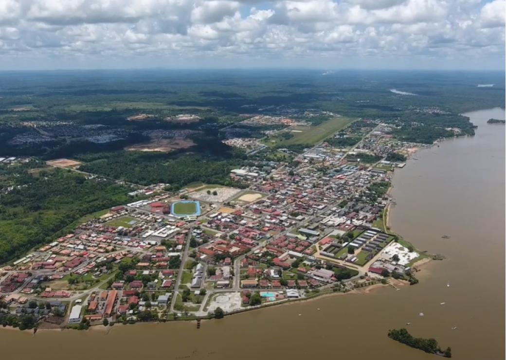 ZAC Hibiscus Cayenne (Guyane) vue aérienne