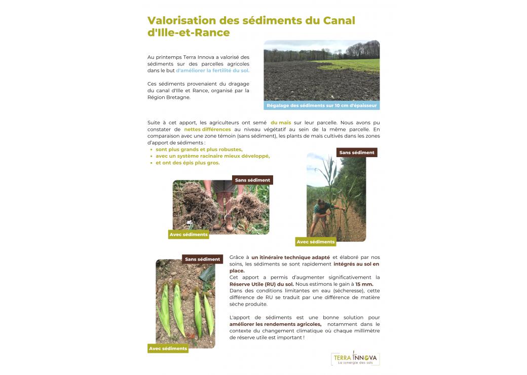 Valorisation des sédiments du Canal d'Ille-et-Rance