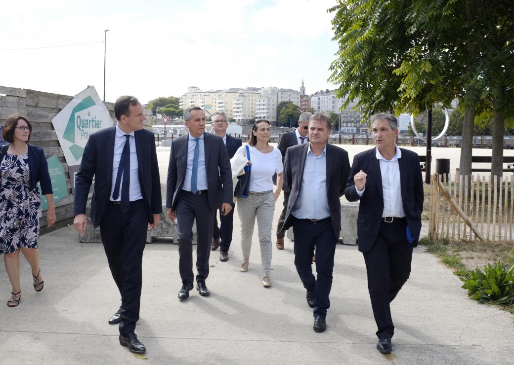 Inauguration de la Banque des Territoirs à Nantes