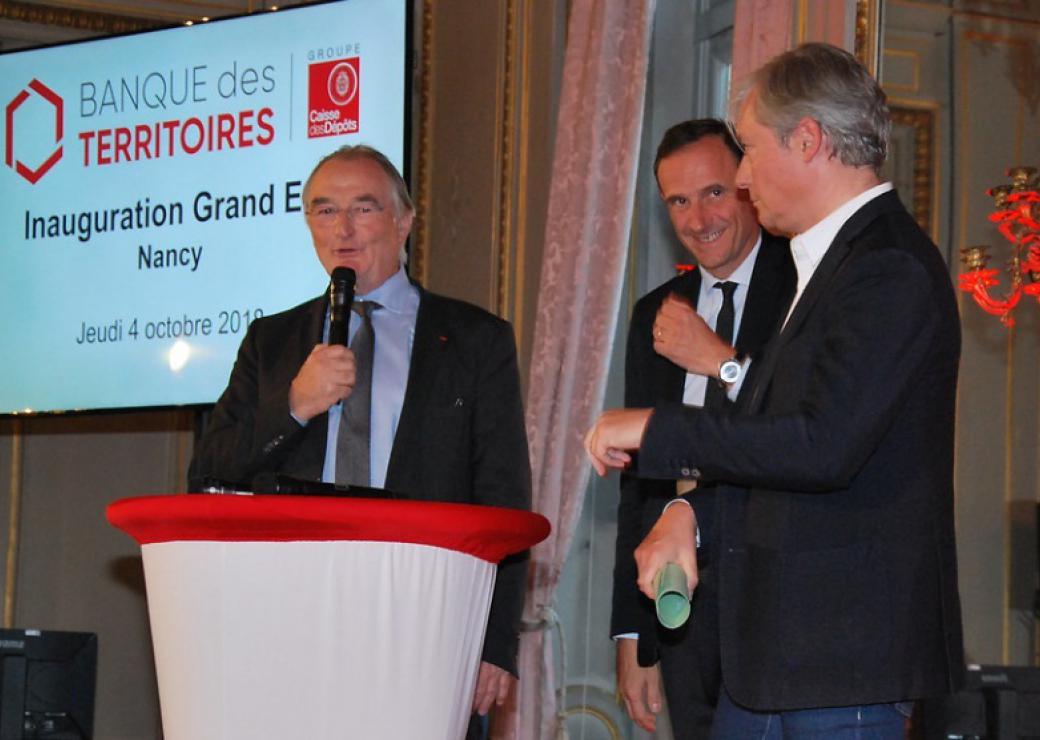 Inauguration de la Banque des Territoires à Nancy