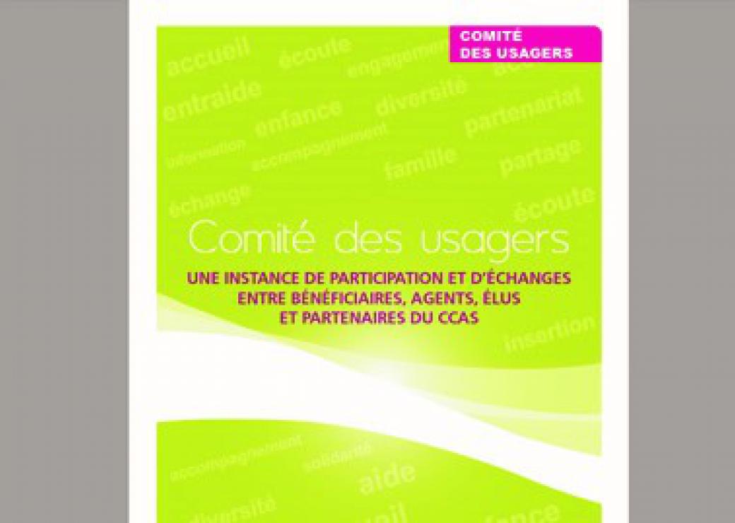 Couverture du Flyer du comité des usagers