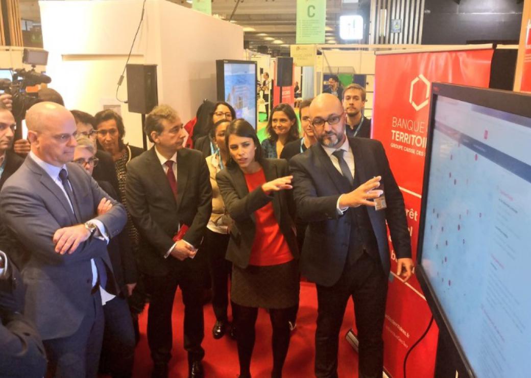Présentation d'eCarto au ministre de 'lEducation nationale et de la Jeunesse