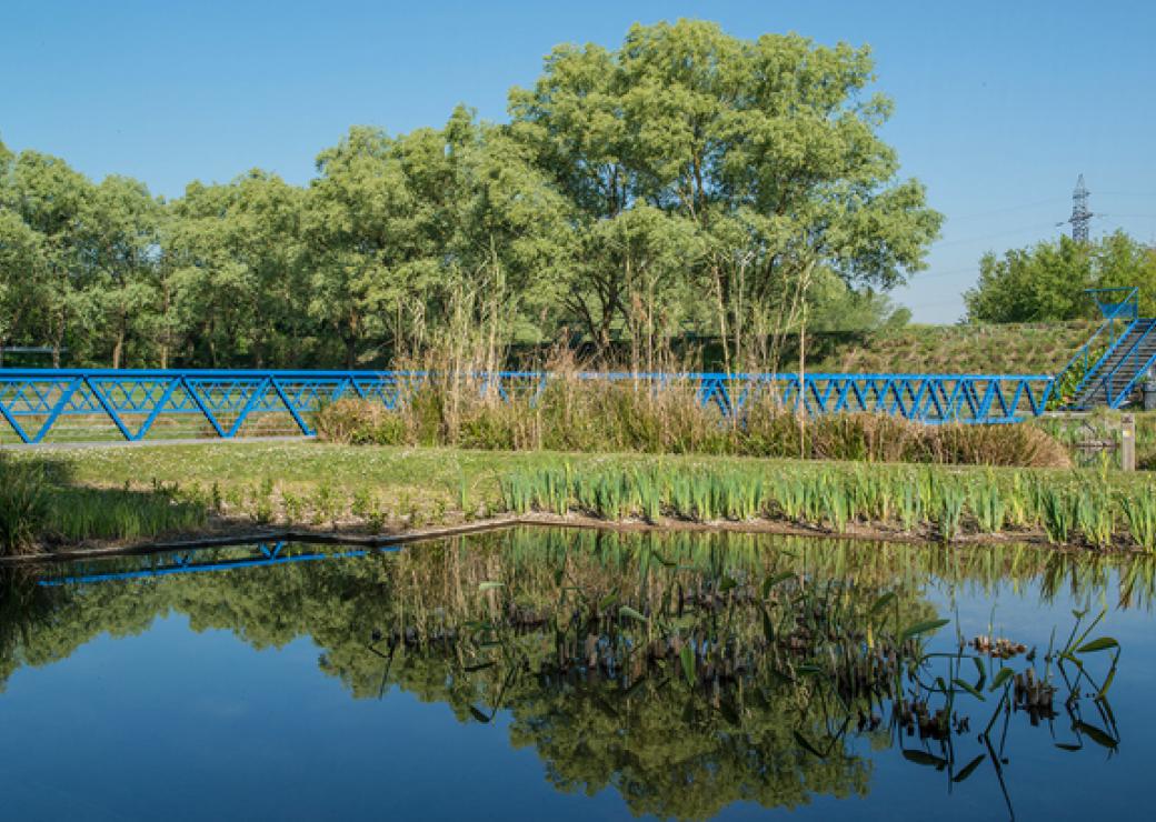 Parc de la plage bleue à Valenton 94