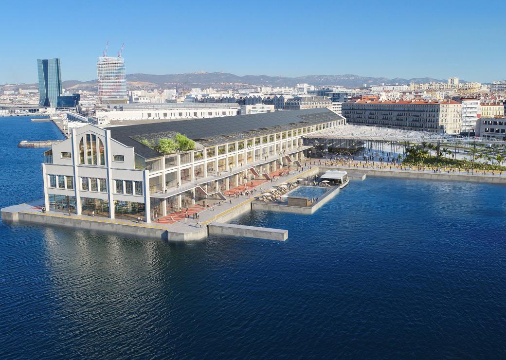 Réhabilitation de la halle portuaire J1 à Marseilles
