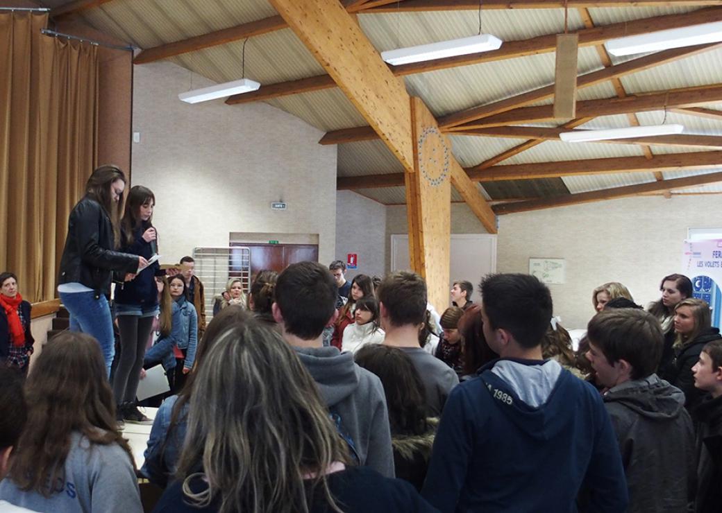 Le Parlement jeunes 2015, sur le thème de la transition énergétique
