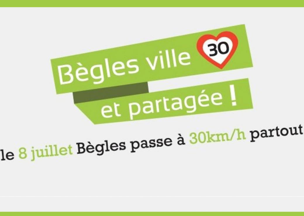 Limitation vitesse bègles 30km/h