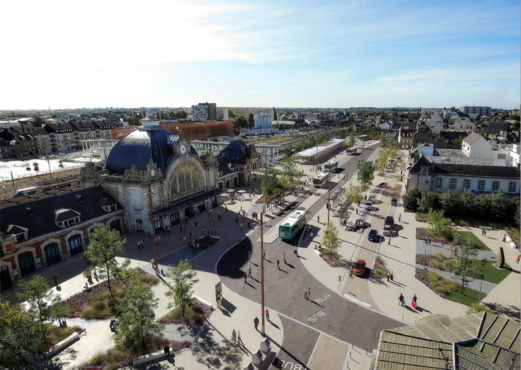 Aménagement d’un pôle d’échange multimodal