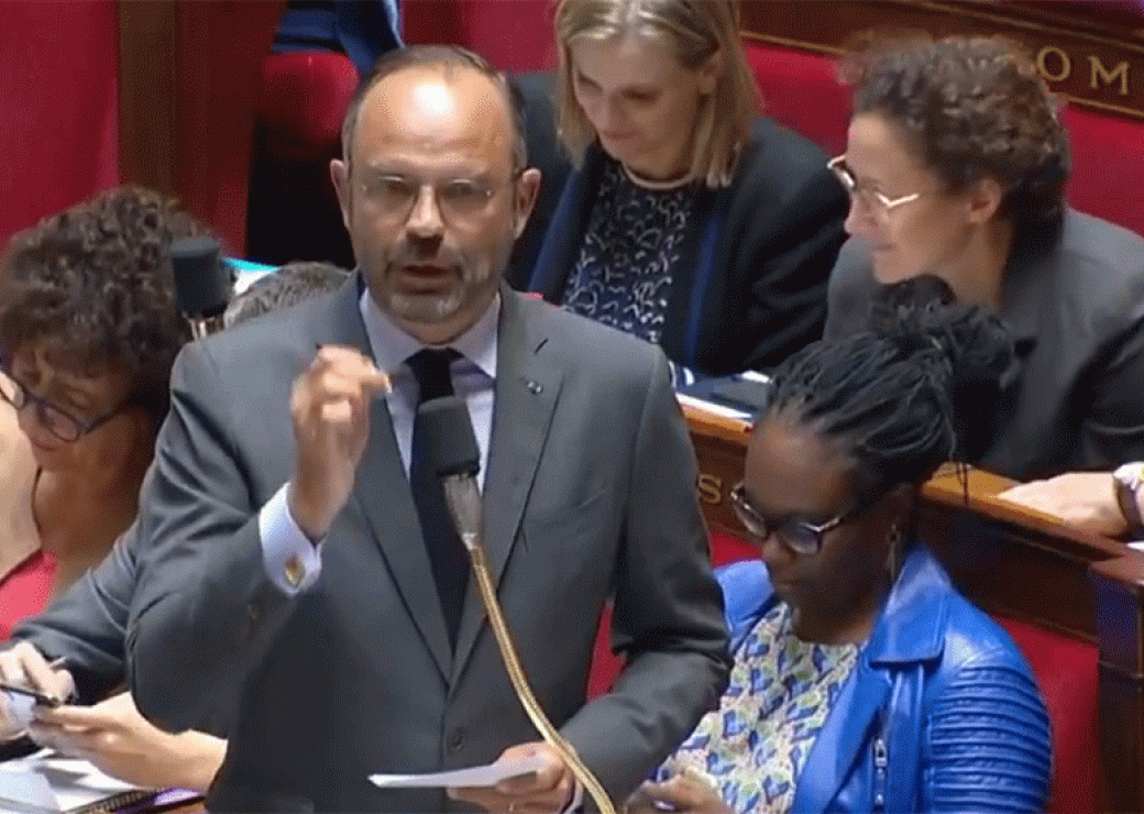 E. Philippe le 24 septembre lors de la séance des questions à l'Assemblée