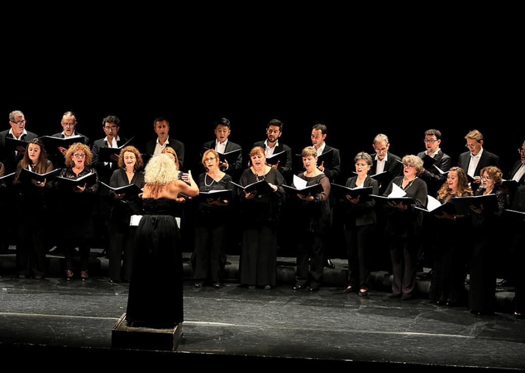 Créations lyriques avec les artistes du Chœur de l'Opéra Orchestre national Montpellier Occitanie  sous la direction de Noëlle Geny !