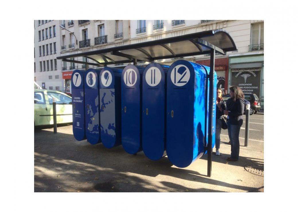 Casiers solidaires de rue expérimentés à Montreuil (93)