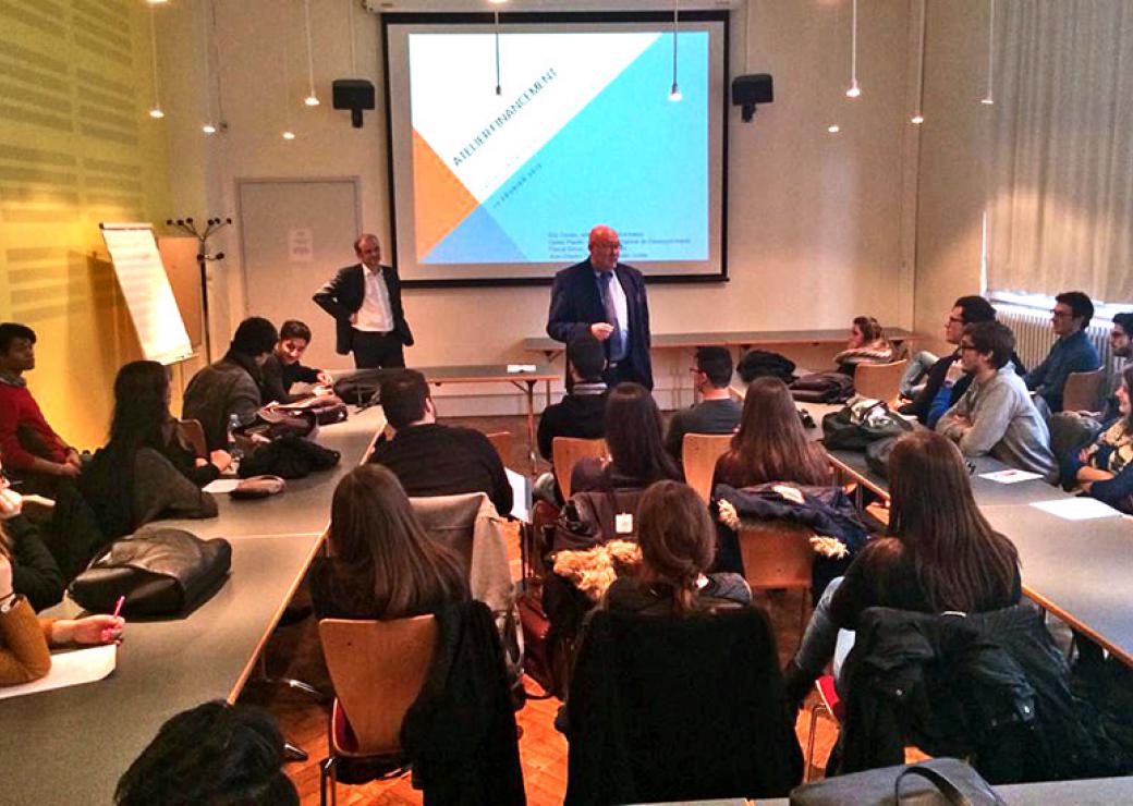 Les élèves de classe prépa du lycée Cassin