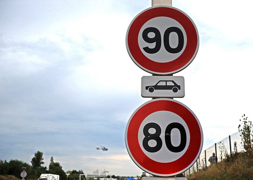 Changement de limitation de vitesse