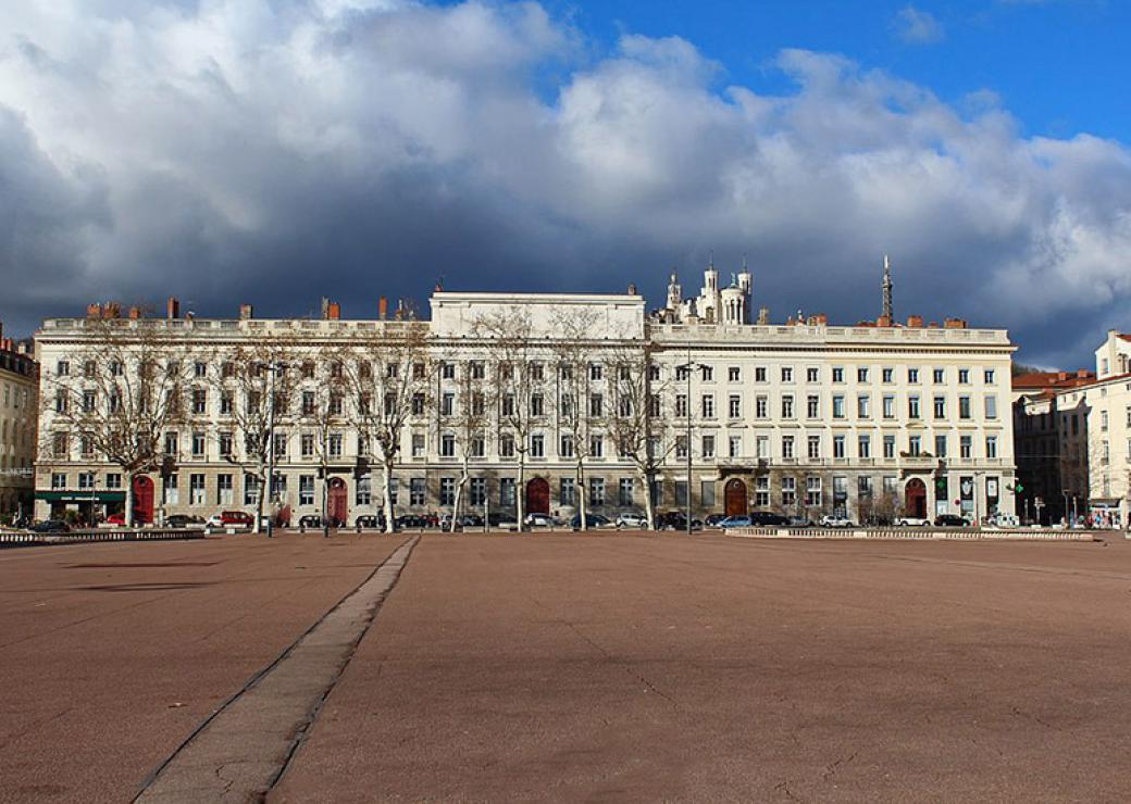 La place Bellecour à Lyon