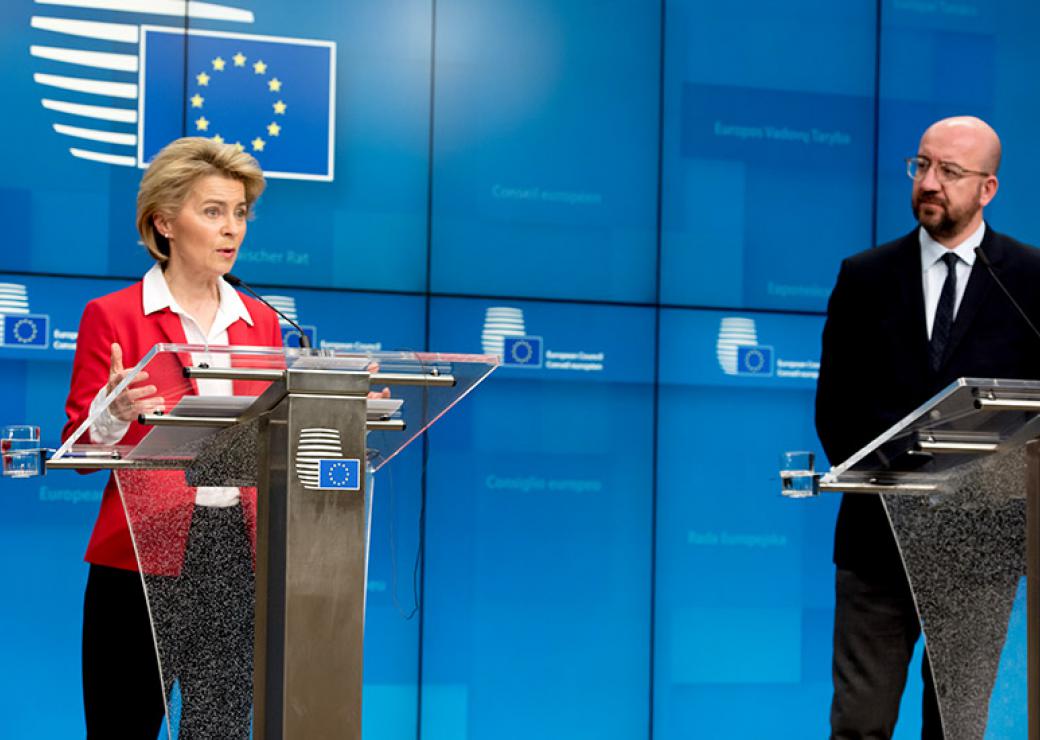 von der leyen et cahrles Michel