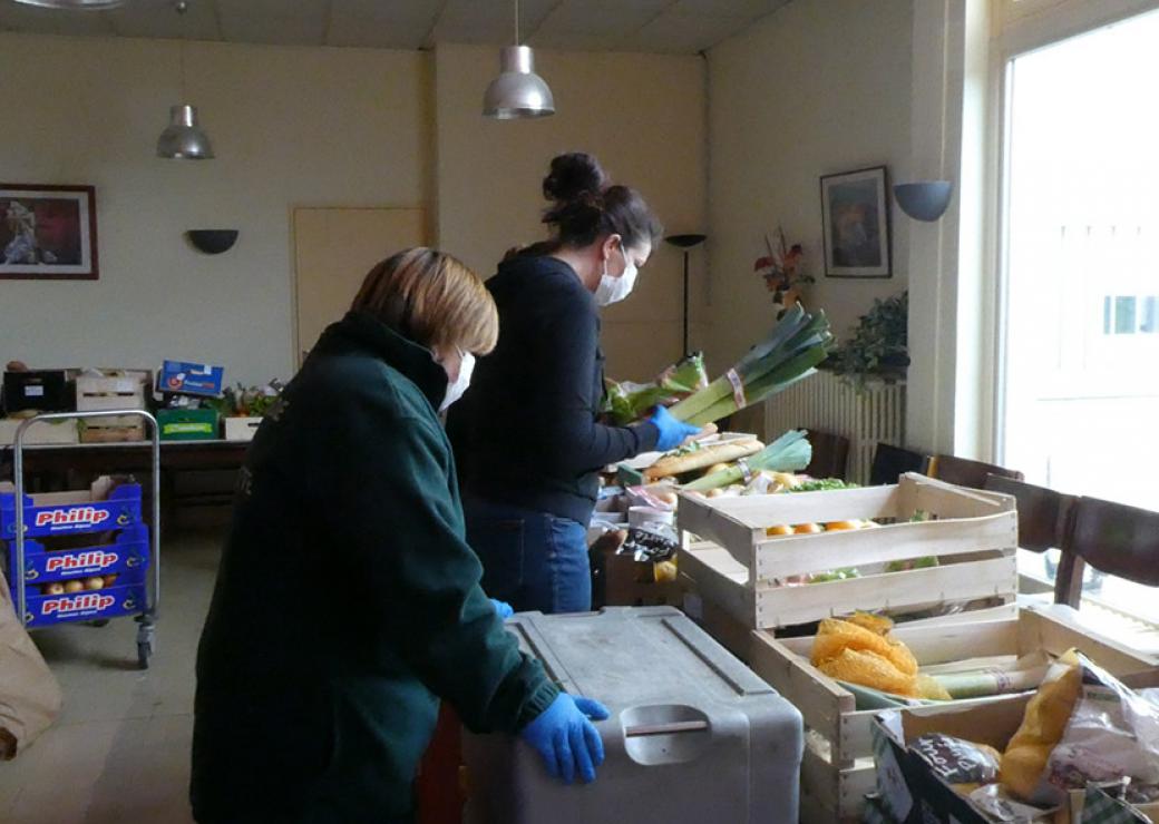 Confection et livraison de paniers de produits frais