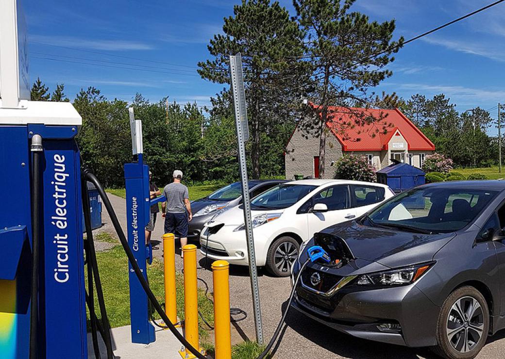 Bornes pour voitures électriques 