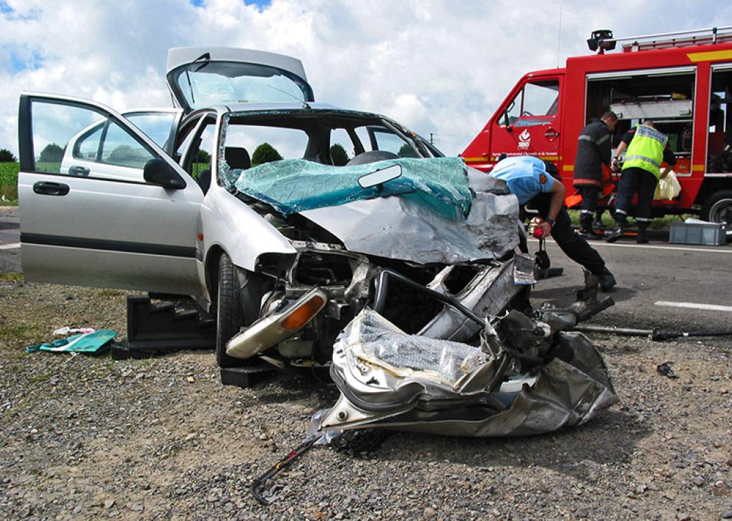 Accident de voiture 