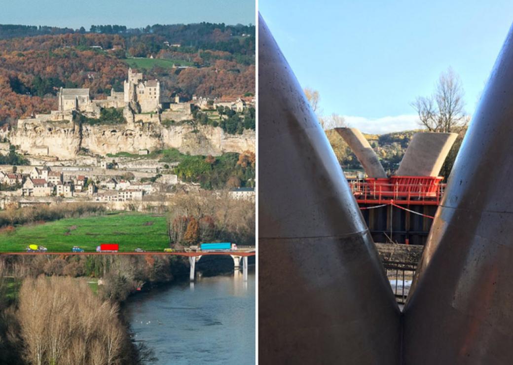 contournement routier de Beynac, en Dordogne
