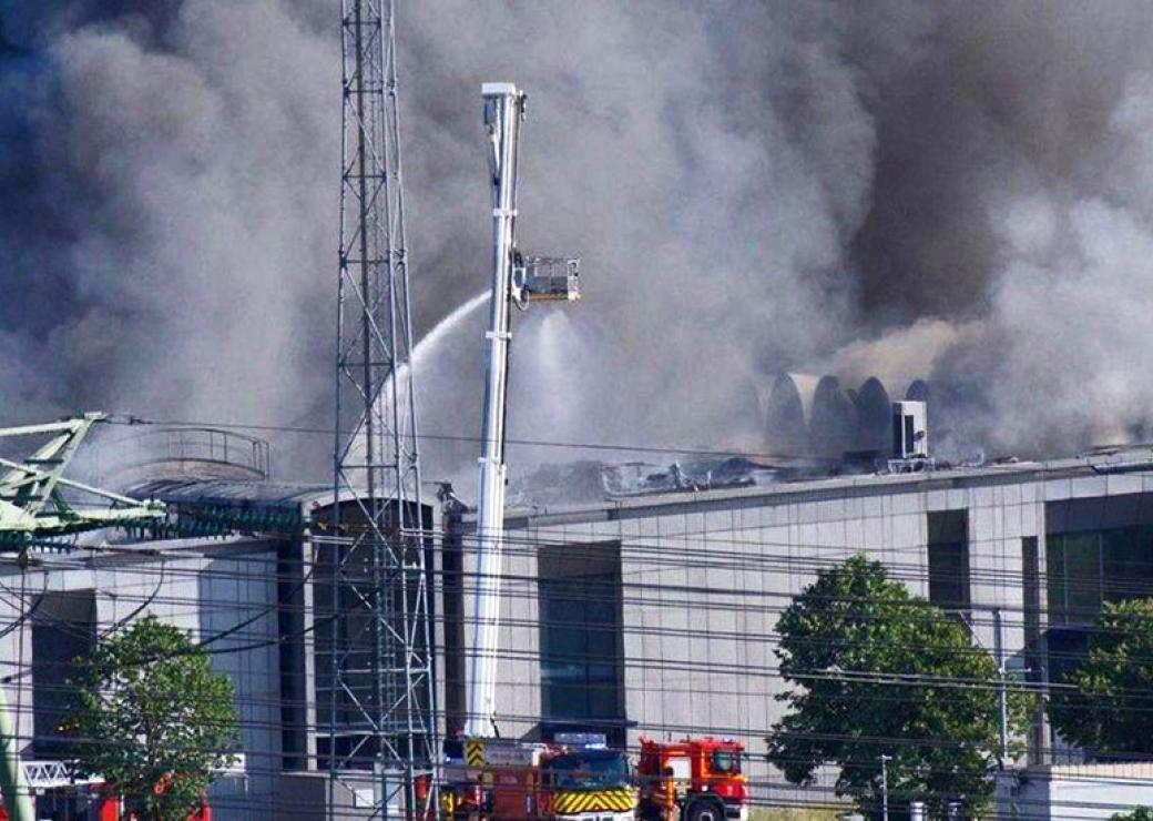 Incendie de la station d'épuration d'Archères