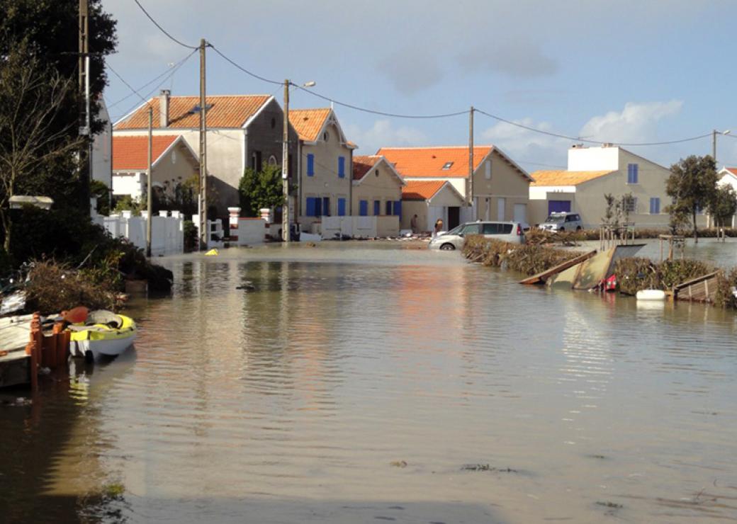 Inondations à la suite du passage de Xynthia à Fouras
