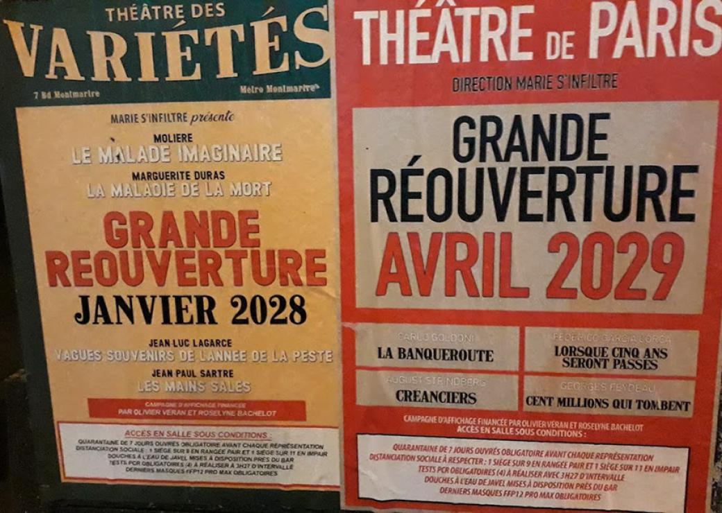 Affiches de théâtres 