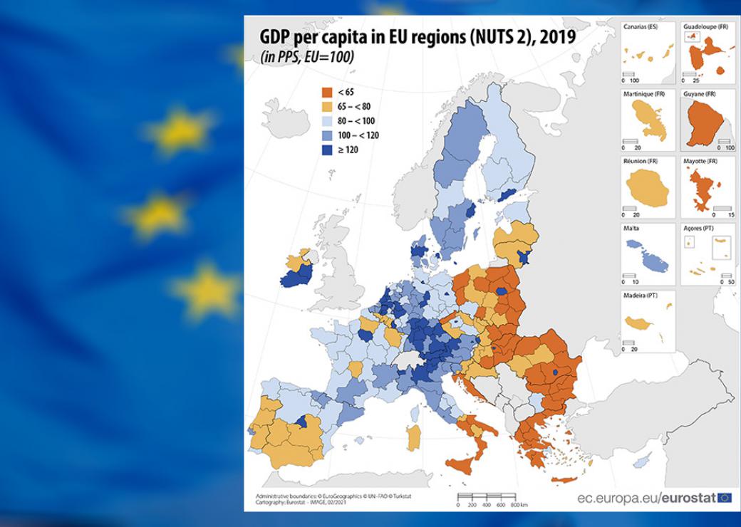 Europe régionale des revenus