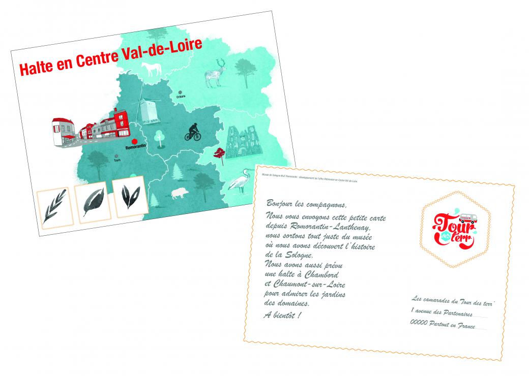 Tour des Terr' CVL carte postale recto