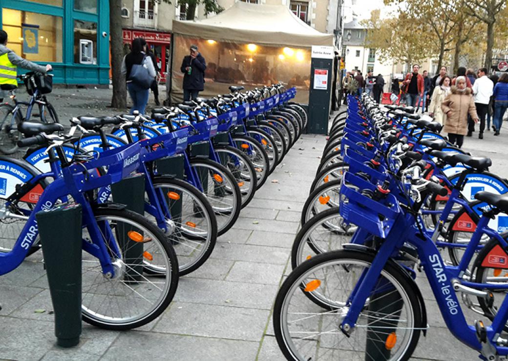 Vélos libre service Rennes