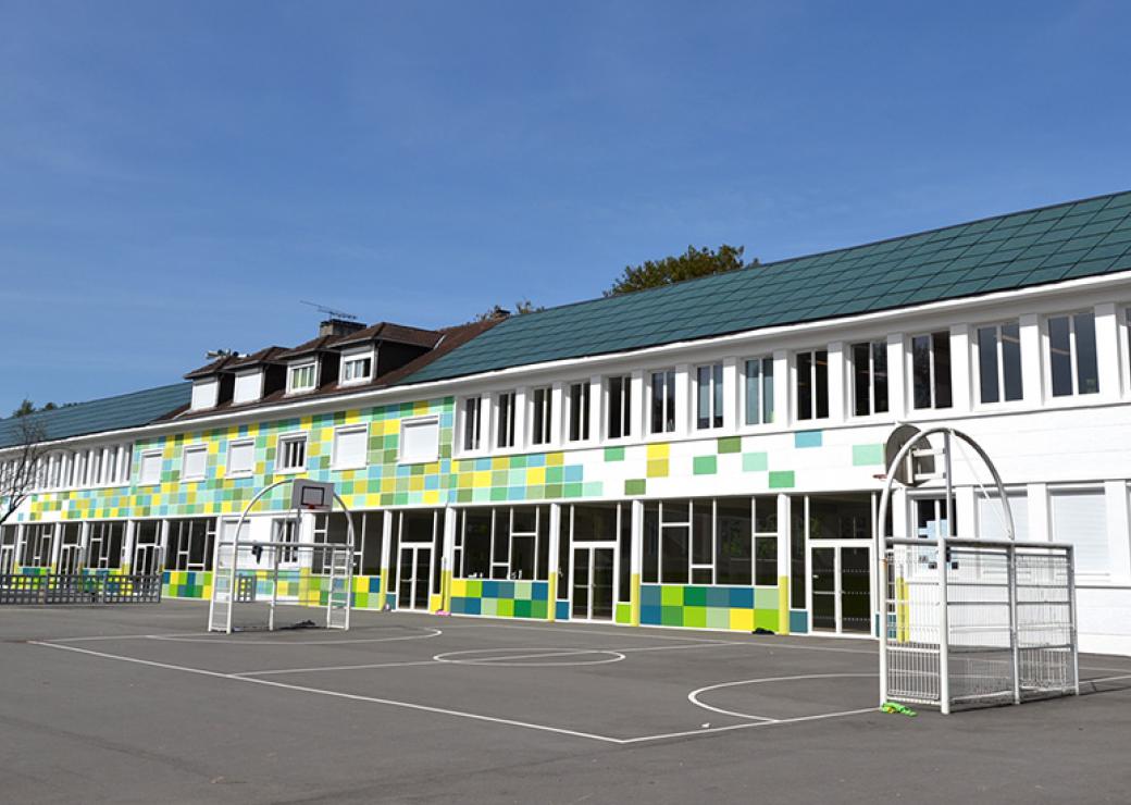 Panneaux solaires école