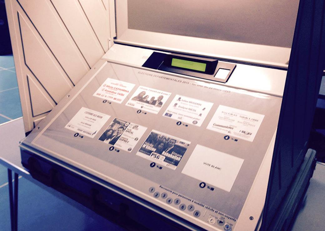 Machine vote électronique 