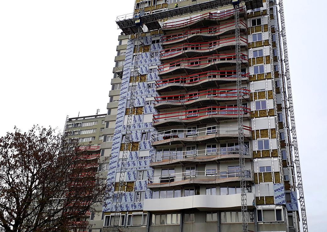 Rénovation thermique HLM