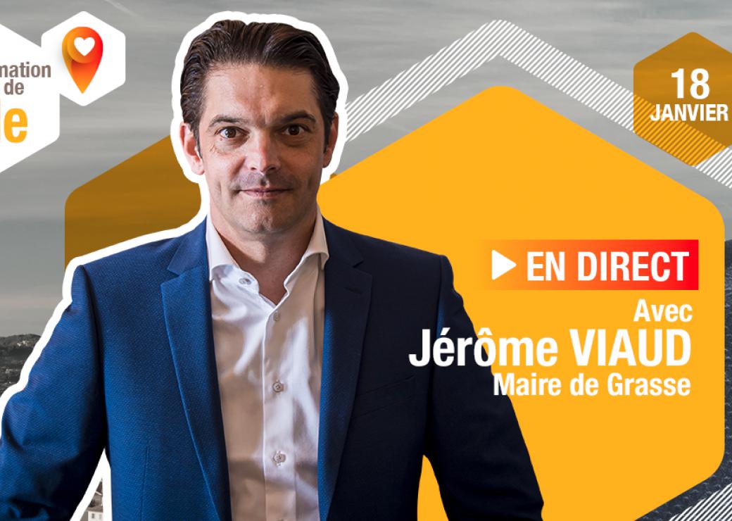 Jérôme Viaud, Maire de la ville de Grasse
