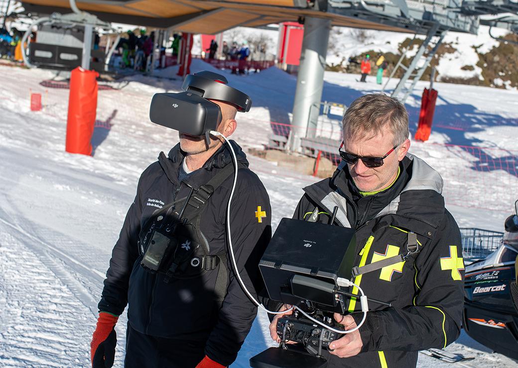 drone à caméra thermique