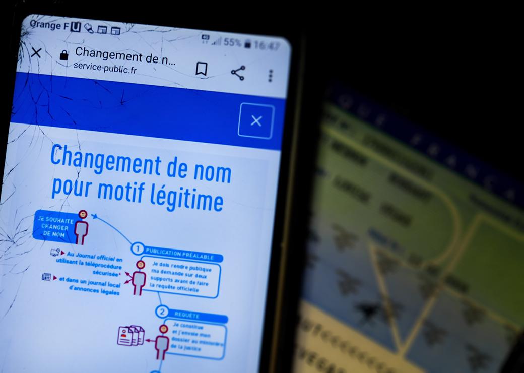 Changement de nom