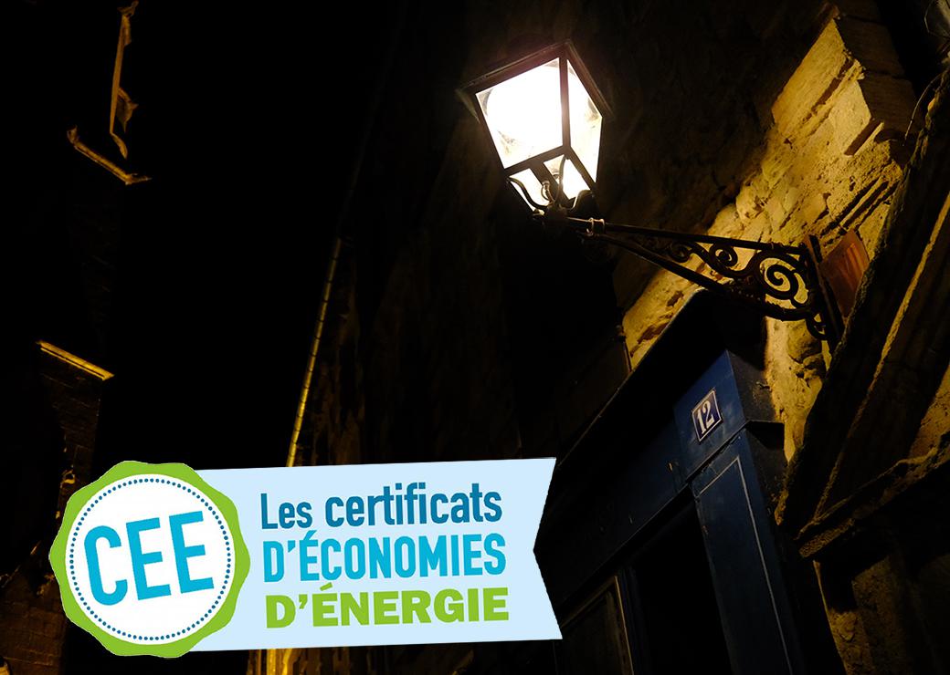 certificats d'énergie, éclairage public