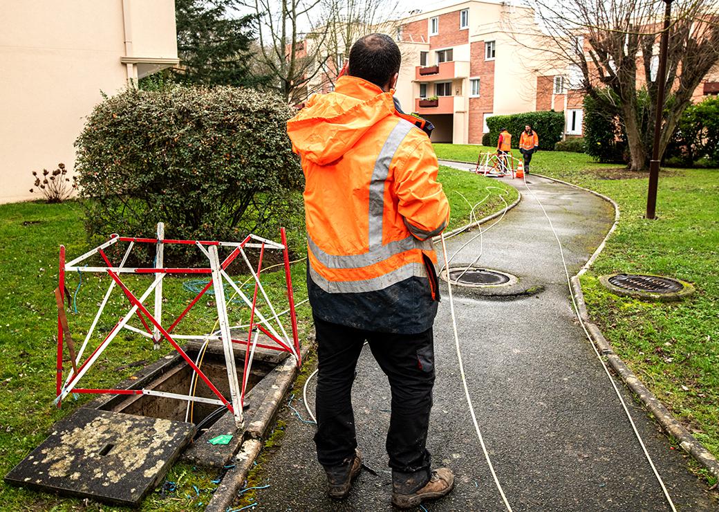 installation fibre