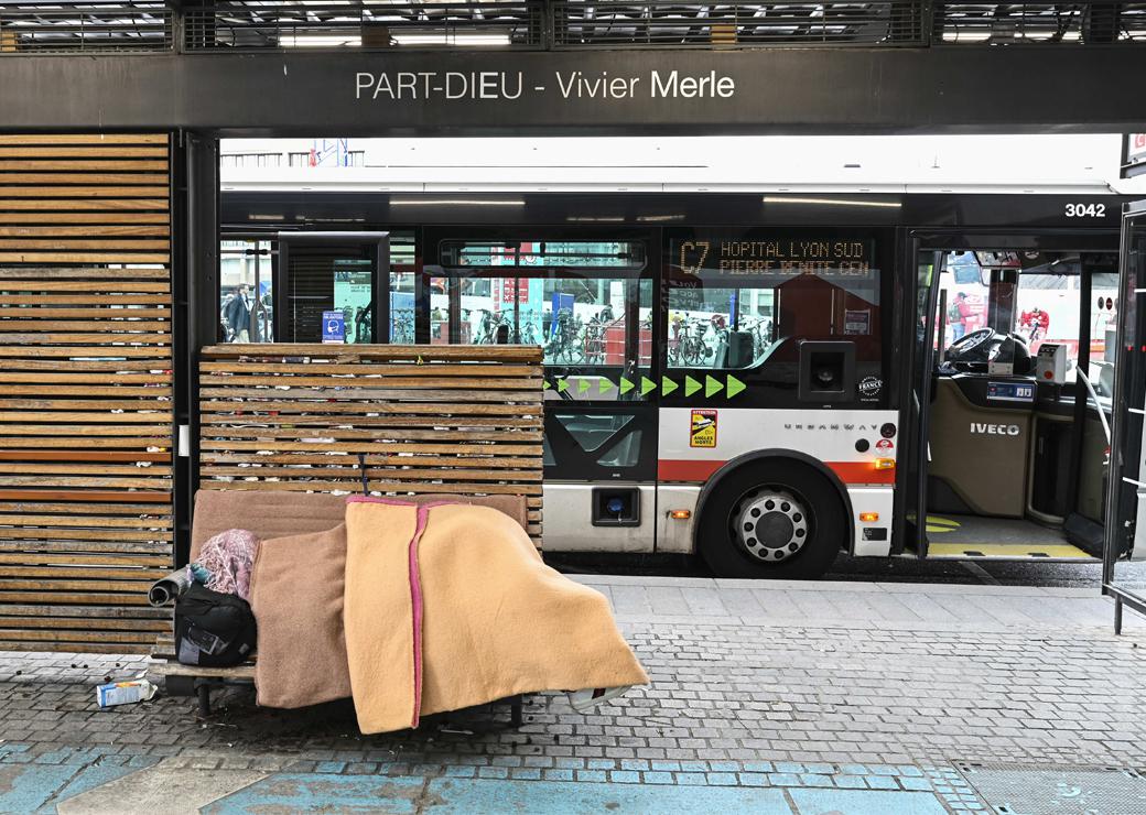 Sans abri Lyon