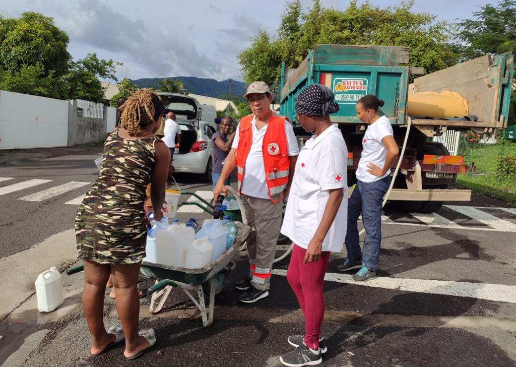distribution d'eau  potable en Guadeloupe