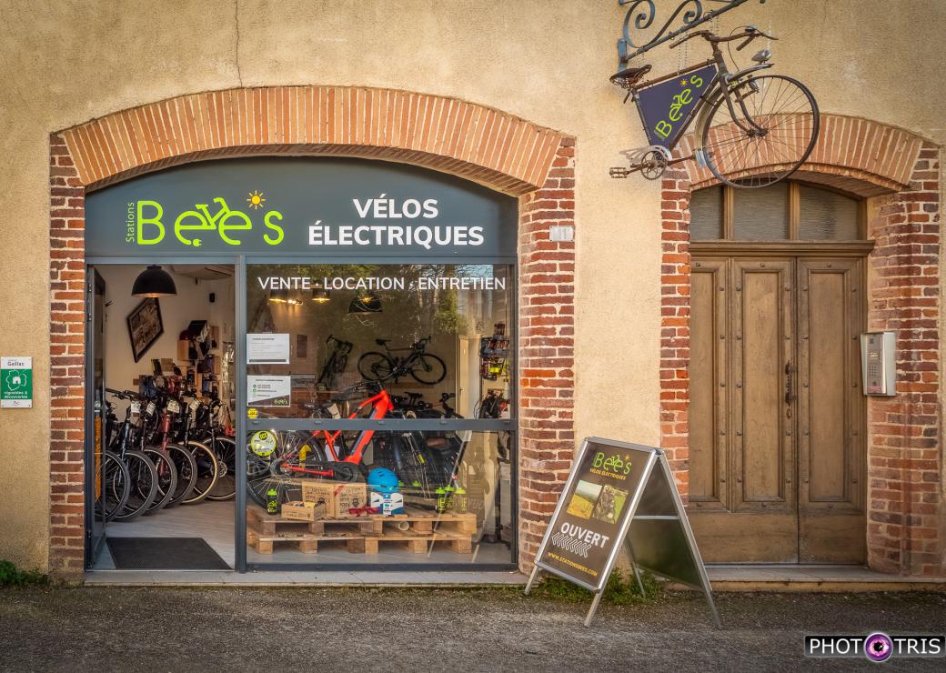 Station de vélos électriques