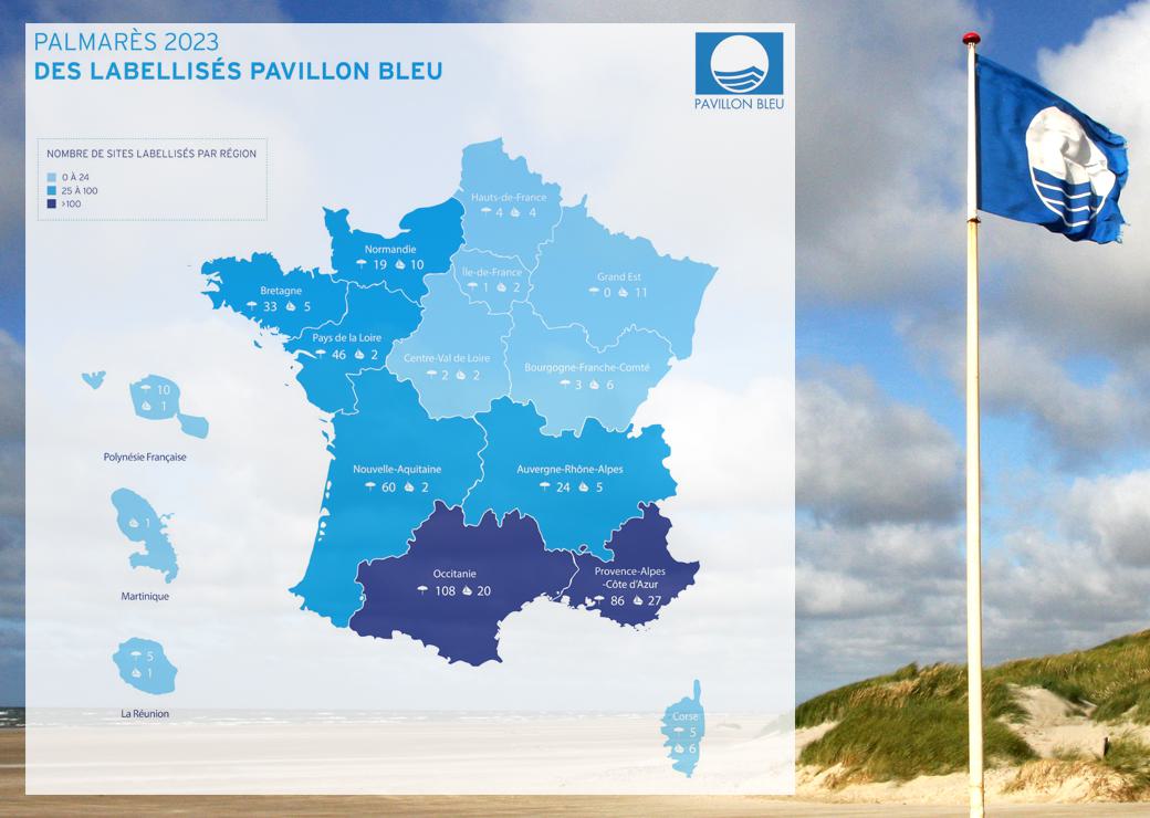 carte pavillon bleu 2023