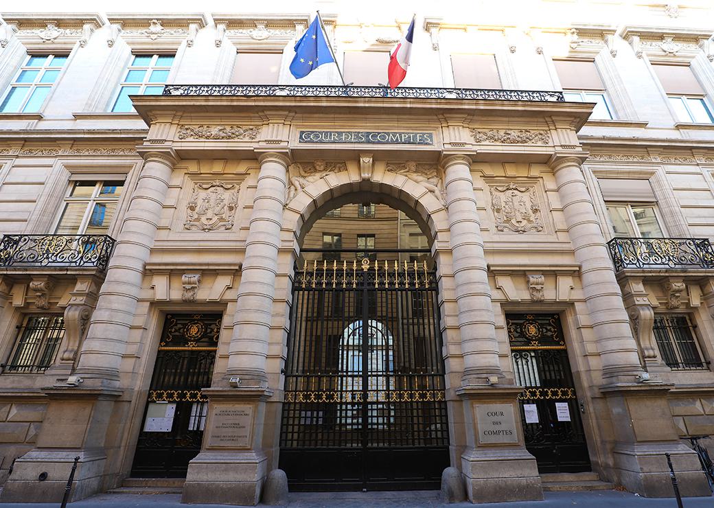 Façade de la cour des comptes