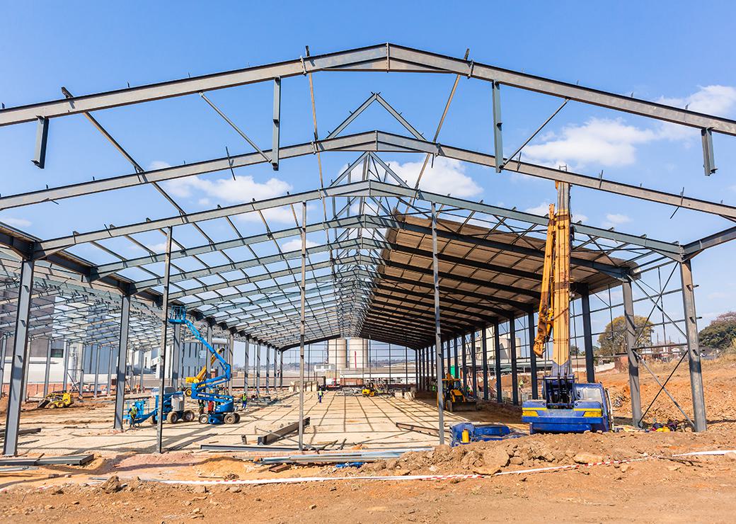 usine en construction