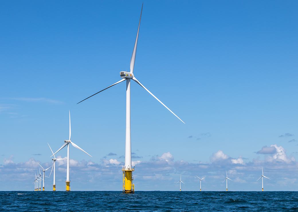 éoliennes en mer 