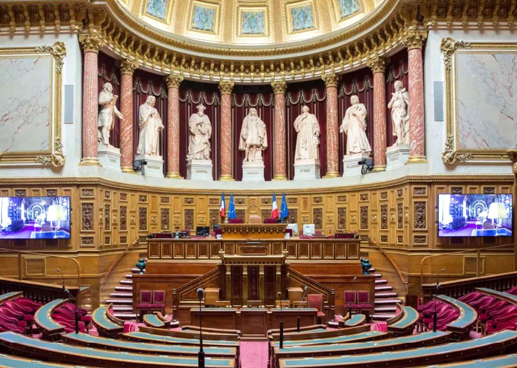 hémicycle du Sénat vide