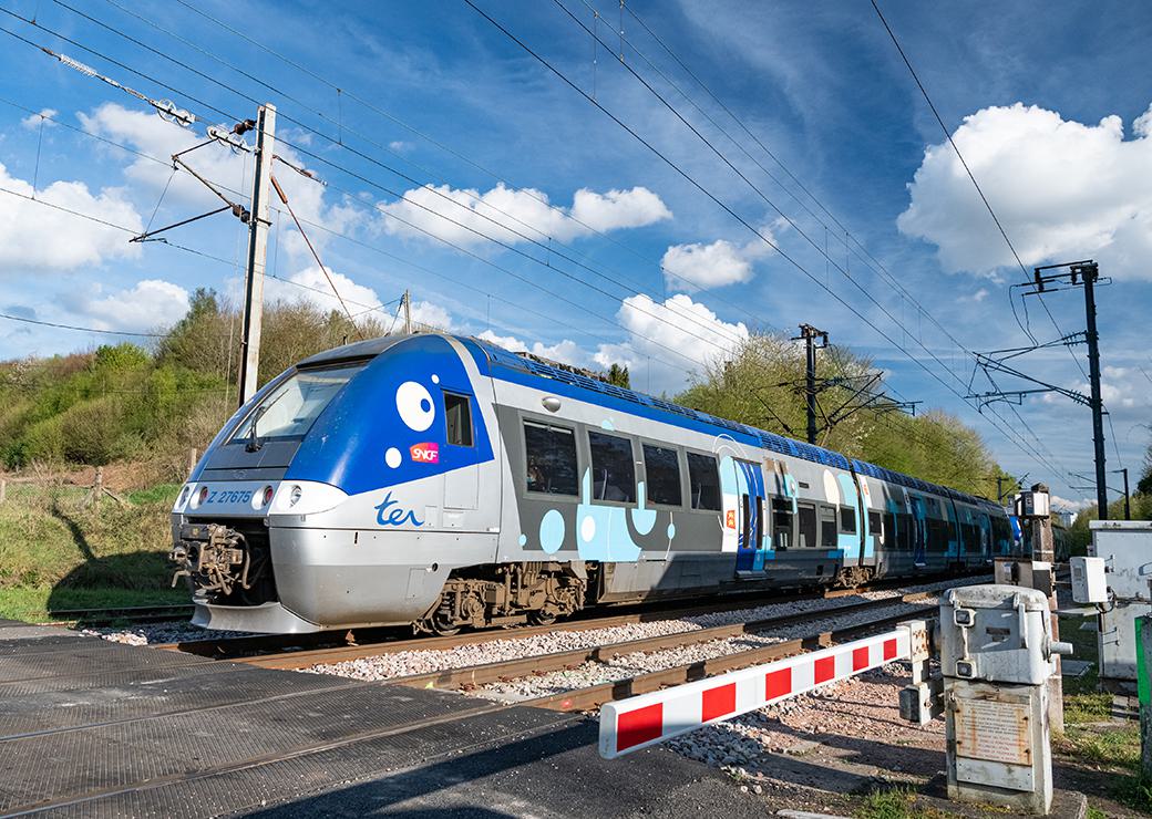 ter sur un passage à niveau