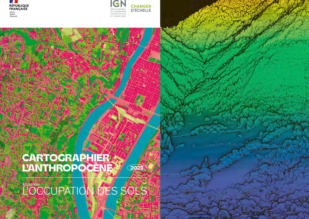 L'occupation des sols, thème central du nouvel atlas des cartes de "l'anthropocène" de l'IGN