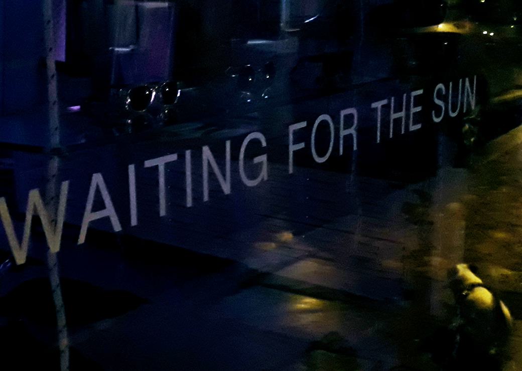 vitrine éteinte